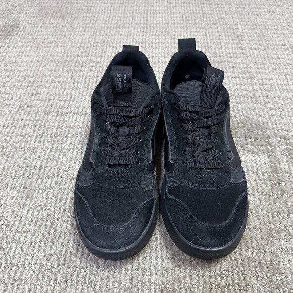 Vans Sneakers Black Lace Up Men’s Size 7.5 - Picture 3 of 11